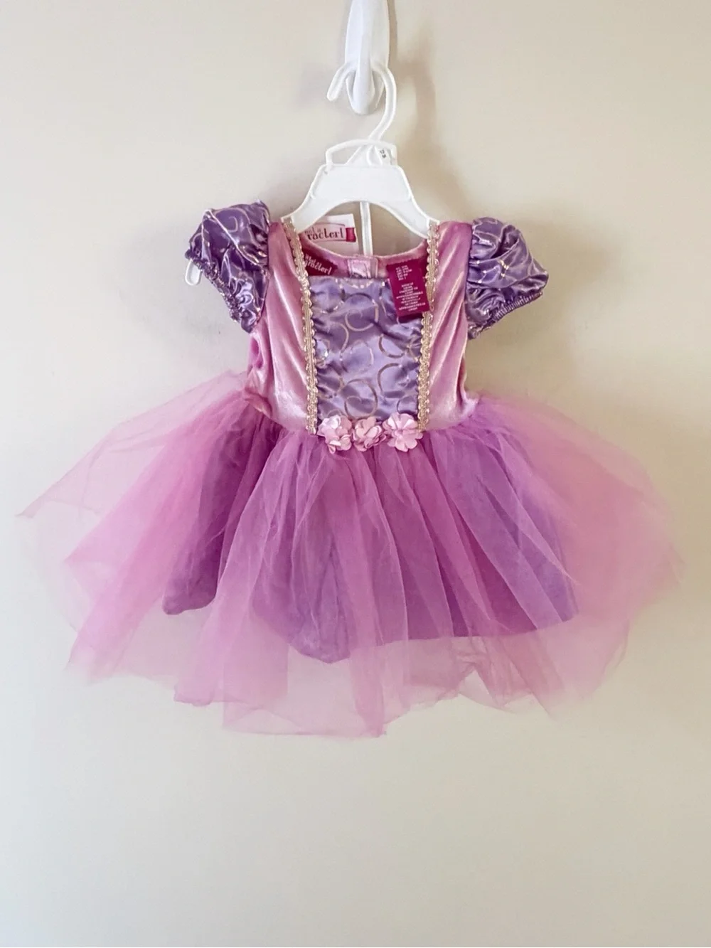 What a Character! Purple Princess Tulle Kids Costume Dress Size 12mo. NEW